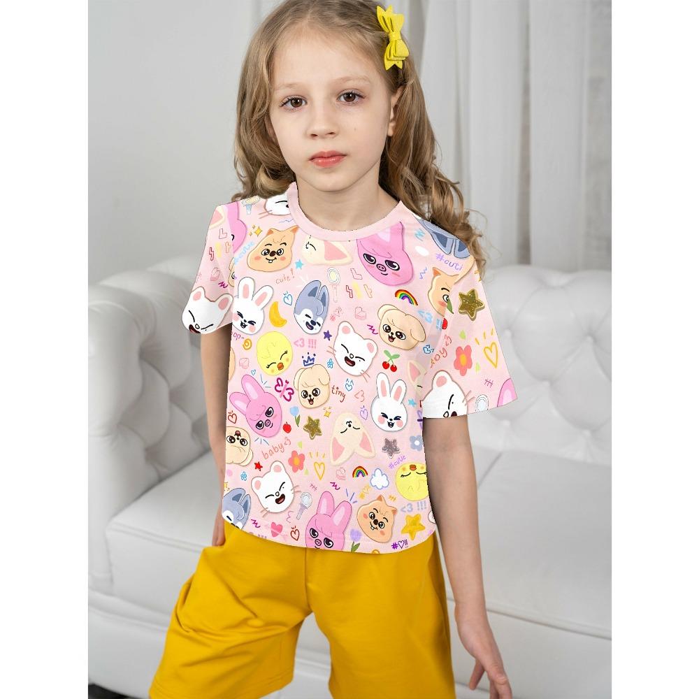 

3D Print-S-Skzoo-o-Baby Одежда для мальчиков от 5 до 14 лет Верхняя одежда для мальчиков-S-Stray-Kids-Детская футболка для мальчиков и девочек k-Kpop Детская футболка Топ 150