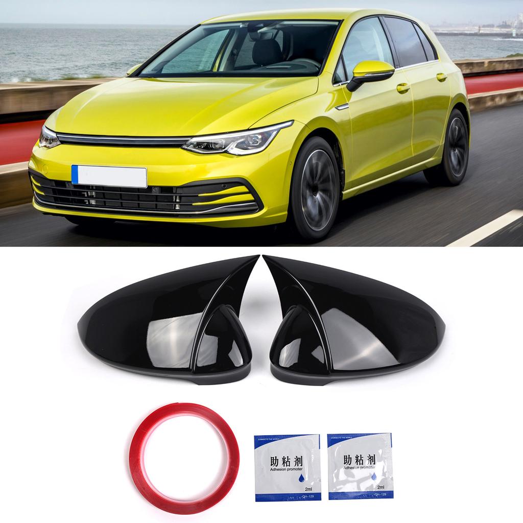 5H0857537 5H0857538 Door Wing Cover Caps Car Rearview Side Cover Wing Caps for Golf 8 MK8 8R 2020-2024