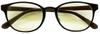 az Stylish Reading Glasses with Light Lenses from a Sabae Brown Green Lenses [FaceTrick Label] UV/Near-Infrared/Blue Cut, High-Performance