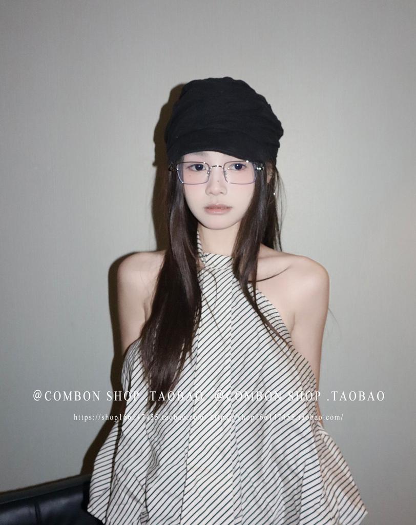 Spring and Summer Thin Breathable Personality Versatile Hat Woman