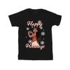Moana Girls Happy Holidays Cotton T-Shirt