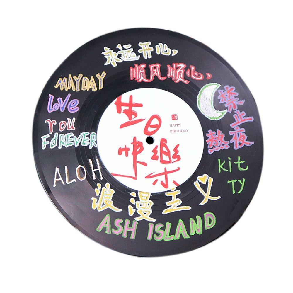 Ultra-Quiet Vinyl Record Wall Clock Vintage Music Decor Home Decor Household Wall Clock  Cafe