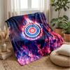 Blackburn Rovers Football Print Flannel Blanket, Soft Warm Lightweight Throw Blanket for Sofa Bed Camping