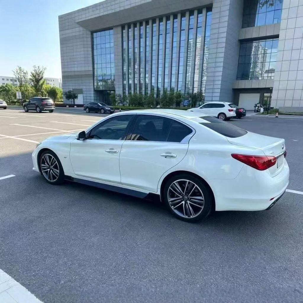 Infiniti Q50L Side Skirt Black Body Kit - Exterior Modification Accessories
