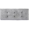 Bench Cushion, Non-Slip Tufted Bench Cushions for Swing, Shoe Storage, Window Seat (36"x14", Grey)