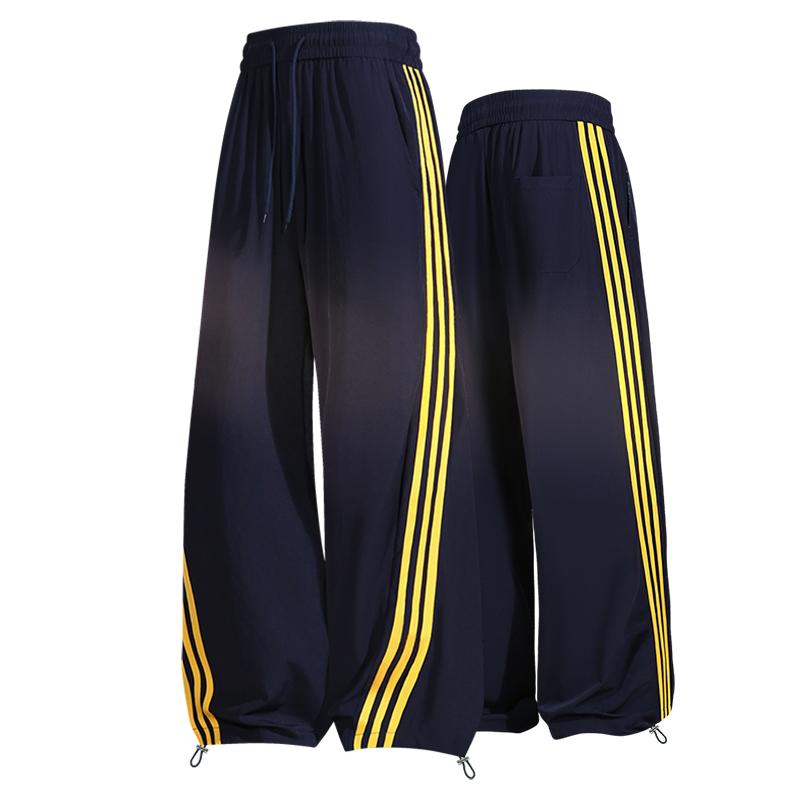 Men's Loose Straight Leg Pants, Men's Casual Pants