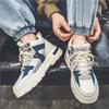 Ins Trend Men's Autumn Winter Boots Hightop Skateboard Shoes Students Boys Platform Walking Casual Boots