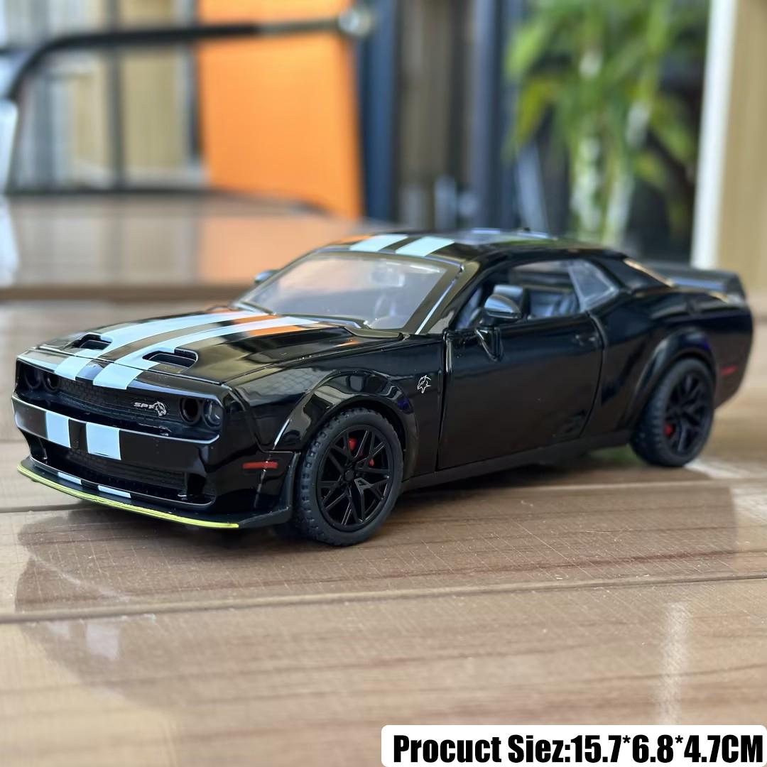 1:32 Dodge Challenger Srt Hellcat Redeye Supercar Legierung Metall Druckguss Modellauto Zuhause Trendige & Desktop-Display-Ornamente Geburtstag