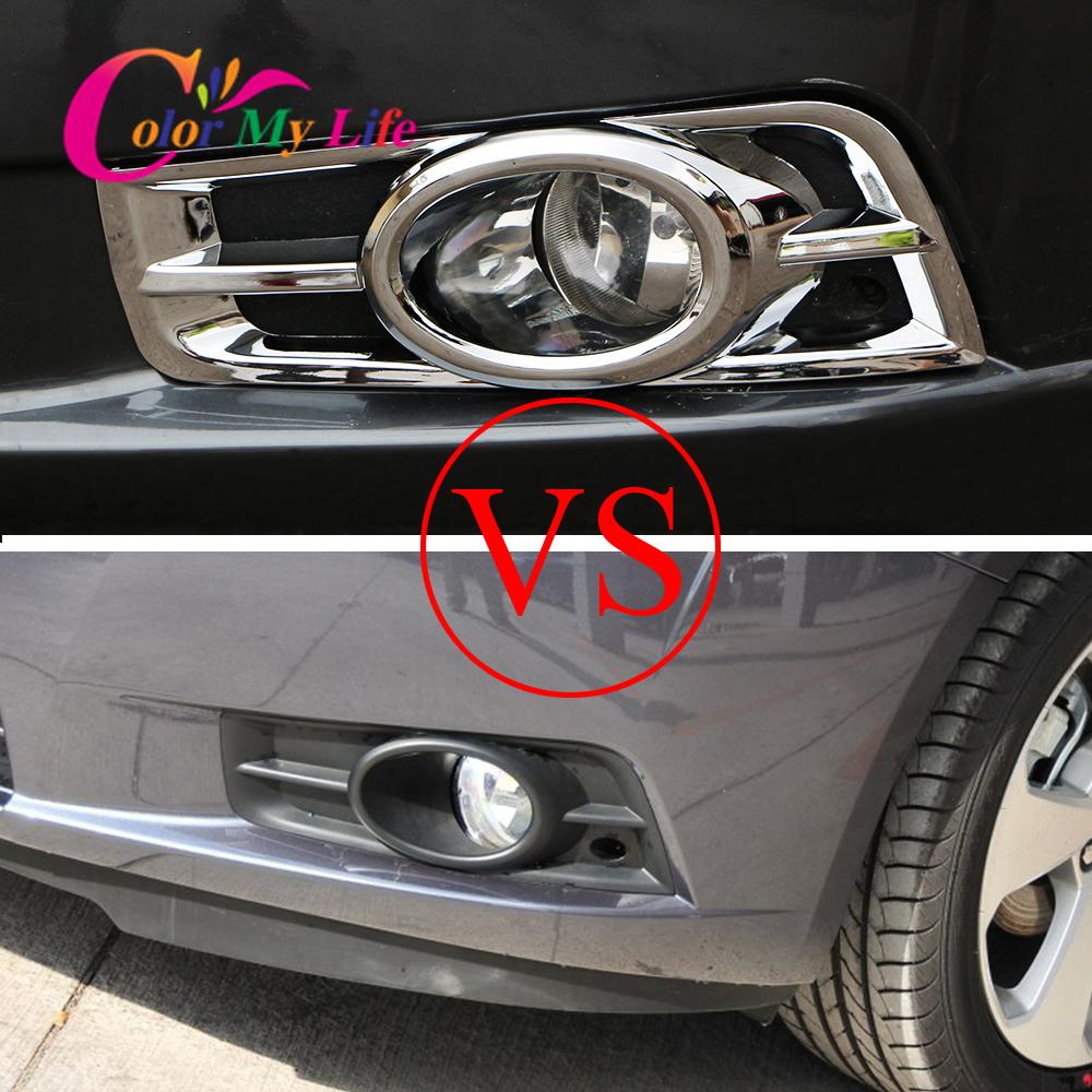 Car Sticker Front Fog Lamp Trim Fog Light Covers Case for Chevrolet Cruze Sedan Hatchback 2009-2016 Car Styling