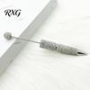 DIY Beadable Pen Set Diamond Pens, Bling Rhinestone Beaded Bead Pen, Crystal Shaft Ballpoint Black Ink Pens for Decorations Office School Supplies