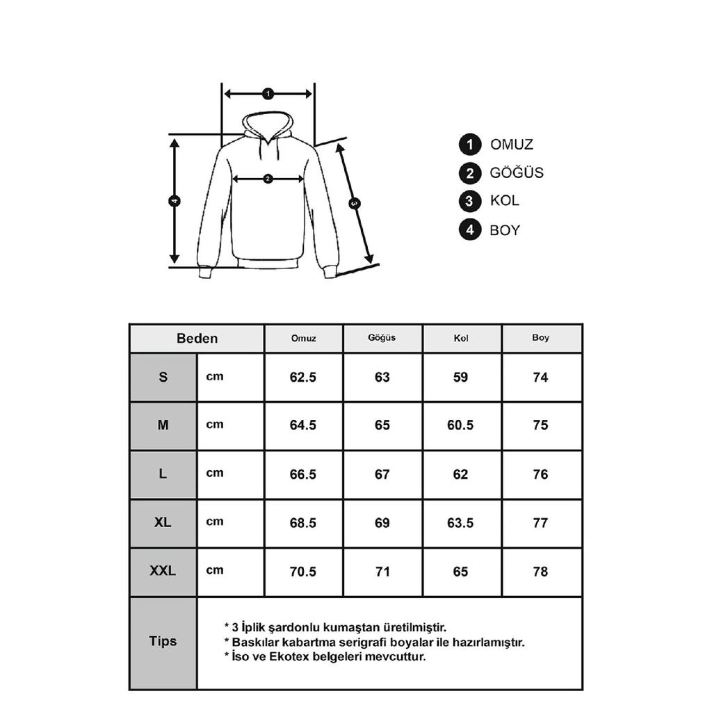 Bluza z kapturem Unisex Black Basic