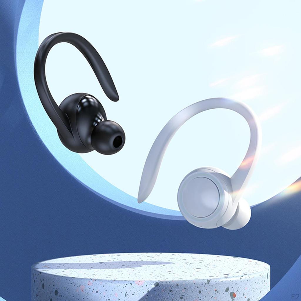 Single Earphone of hook Waterproof Sweat-Resistant Noise Cancelling Business Headset for