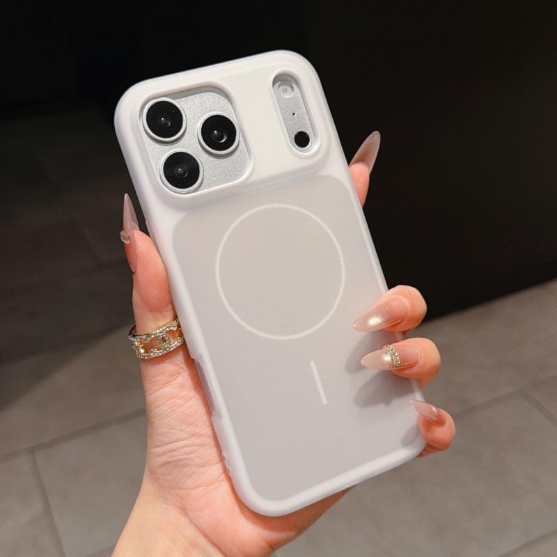 

iPhone 17 Pro Max Jelly Magnetic Case: Apple 16 Skin-Feel, Drop-Proof Protective Cover iPhone 13 Pro Max