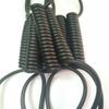 Spring Sprial Black Spring Cable 3 Core 22AWG Spring Spiral Cable Stretch 1 Meter To 15 Meters Telescopic Wire Retractable Coil (Size : Stretch 2