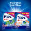 4-in-1 Laundry Detergent Pacs Mountain Breeze 70 Loads High Efficiency Stain Lifting Brightening Compact Easy Clean Rinses Low