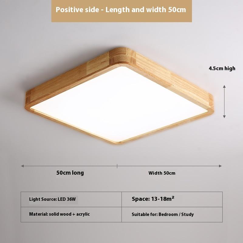 Modern LED Ceiling Light Wood Grain Golden One Light with 3 Colors Home Lighing Kitchen Bedroom Bathroom Surface Ceiling Lamp