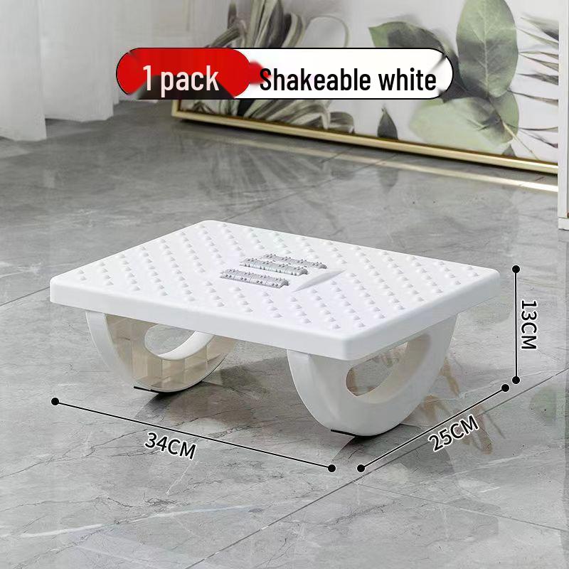 Under-Desk Footrest Stool: Anti Cross-Leg Design
