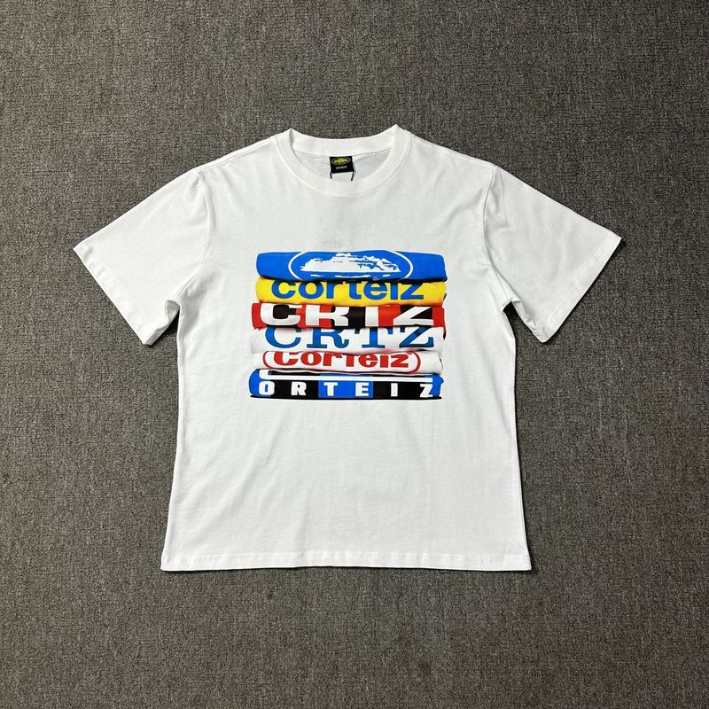 Cross-border corteiz Alcatraz series T-shirt short-sleeved letter Logo digital printing men's and women's tide t trend versatile