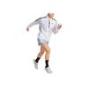 adidas Veste Confortable 3 Bandes Own The Run Coupe Slim Col Zippé Veste Homme Blanc JD7760