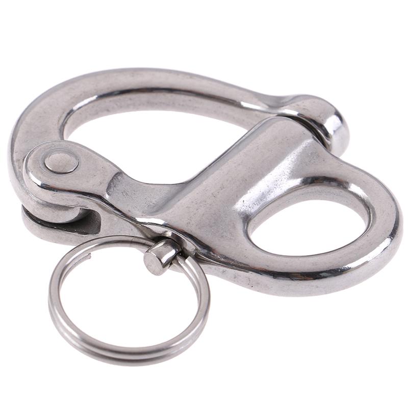 316 Stainless Steel Rigging Sailing Fixed Bail Snap Shackle Yacht Outdoor Living