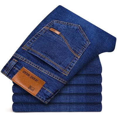 2024 neue Herren Jeans Casual Vielseitig Sommer Dünne Hosen Business Lose Gerade Rohr
