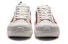 Li Ning Wave Cushioning Slip Resistant Low top Casual Shoes Men's Cloud Mist White Red AGCP309-4