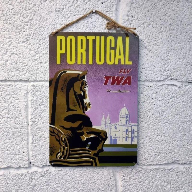 Venice Tourism Metal Poster, Vintage Travel Wall Art