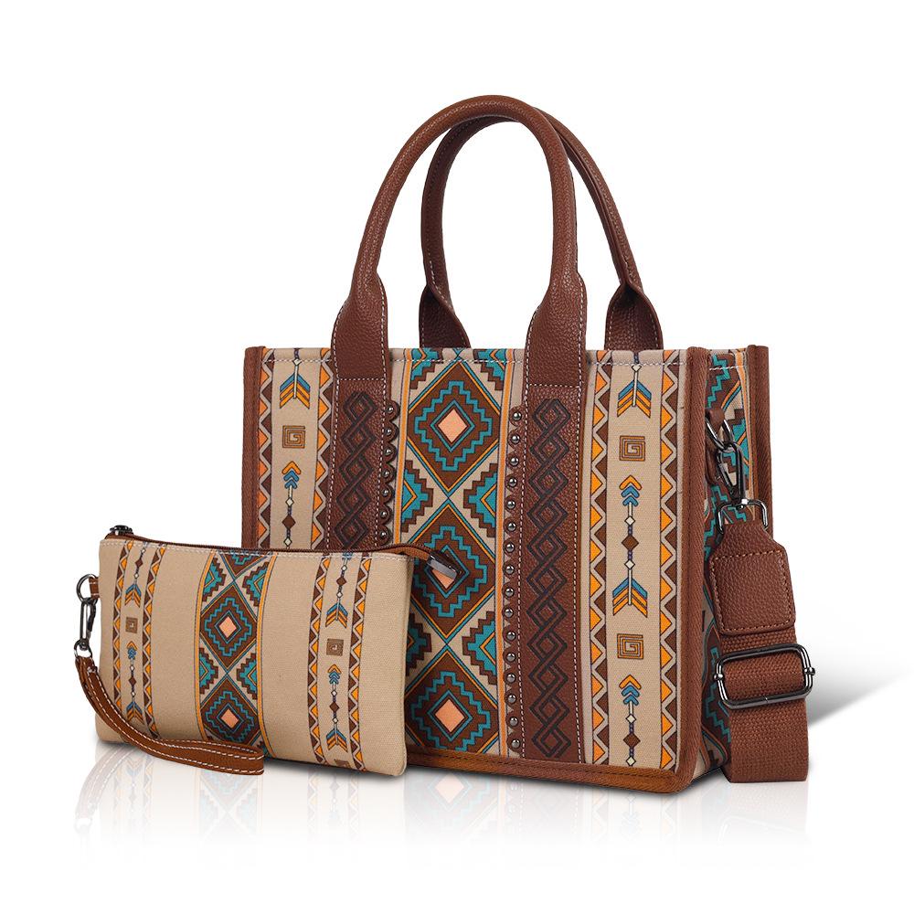 

Большая сумка-тоут через плечо Bohemian 2025 для женщин 27*11.5*22+14 cm