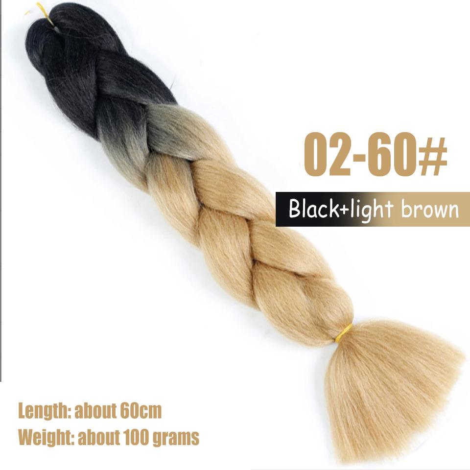 WTB Big Braid Synthetic Wigs Women Chemical Fiber High Temperature Silk Hand-woven Shiny Big Braid Hair Dirty Braid Wig Braided Hair