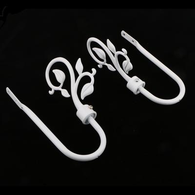 Metal Leaf Curtain Hook Window Drapery Tieback Hanger