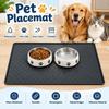 Waterproof Pet Placemat Prevent Food and Water Overflow Non-Slip Pet Feeding Mat Rectangular Durable Cat Feed Mat Dog