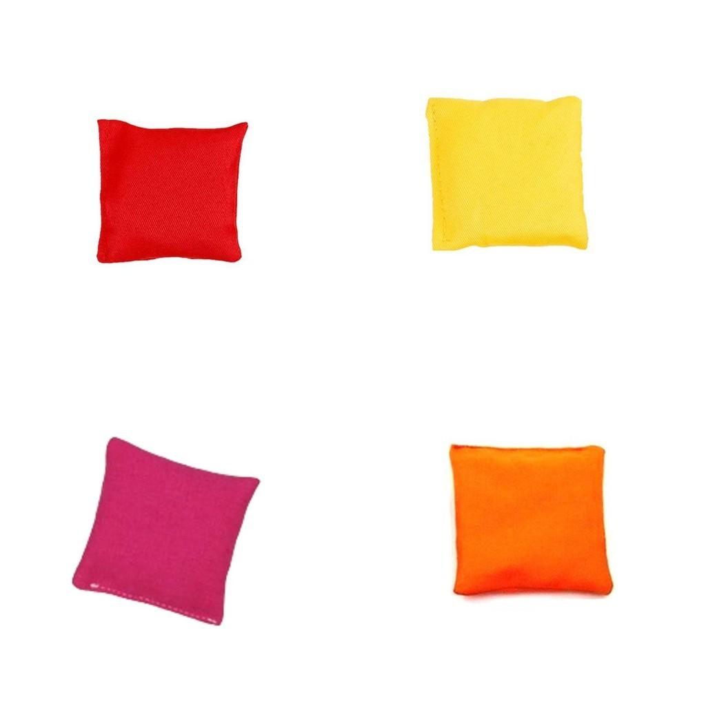 Kindergarten Cloth Sandbags Children's Toys Baby Small Sandbags Outdoor Canvas Flat Sandbags Pure Color Flat