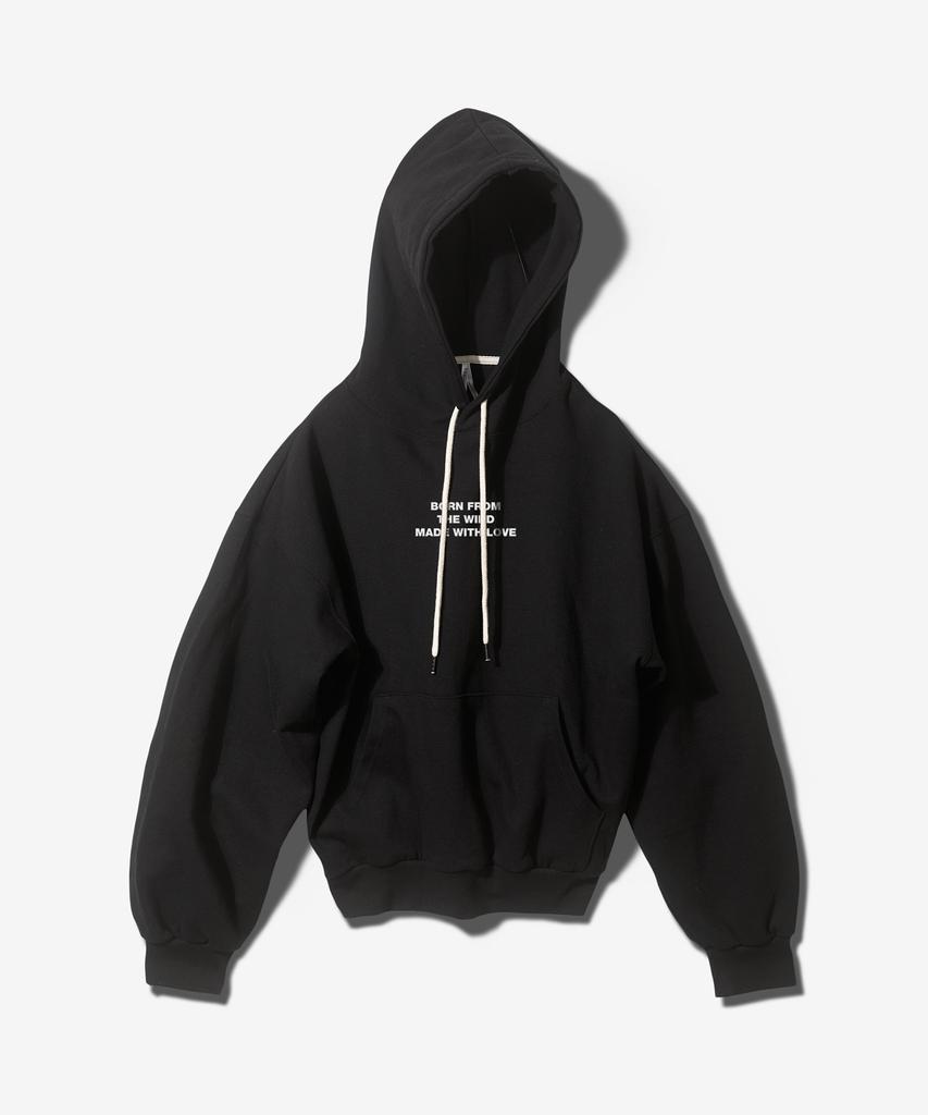 Mwl Over Fit Double Jersey Hoodie - Black