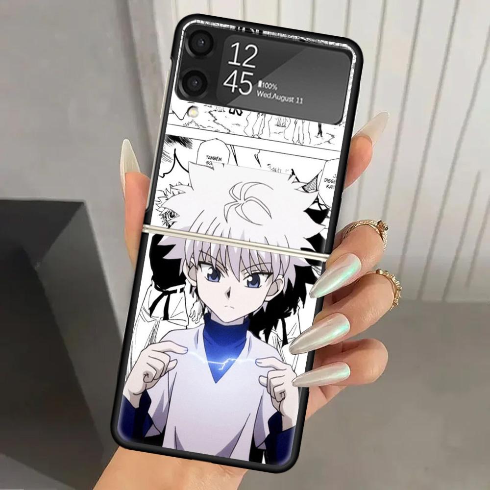 

Киллуа Hunter HXH Жесткий ПК Чехол для Телефона Для Samsung Galaxy Z Flip 7 6 5 4 3 Черный ZFlip7 ZFlip6 Flip5 Flip4 Flip3 5G Печатный Чехол Ga Samsung Z Flip