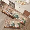 1Pcs Farmhouse Print Waterproof Non-Slip Thick Cushioned Kitchen Mat Heavy Duty Comfort Standing Mat for Kitchen Bathroom