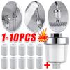 Bath Filter Transparent Bathroom Filtration System Water Outlet Purifier Kits Shower Household Filter PP Cotton High Density