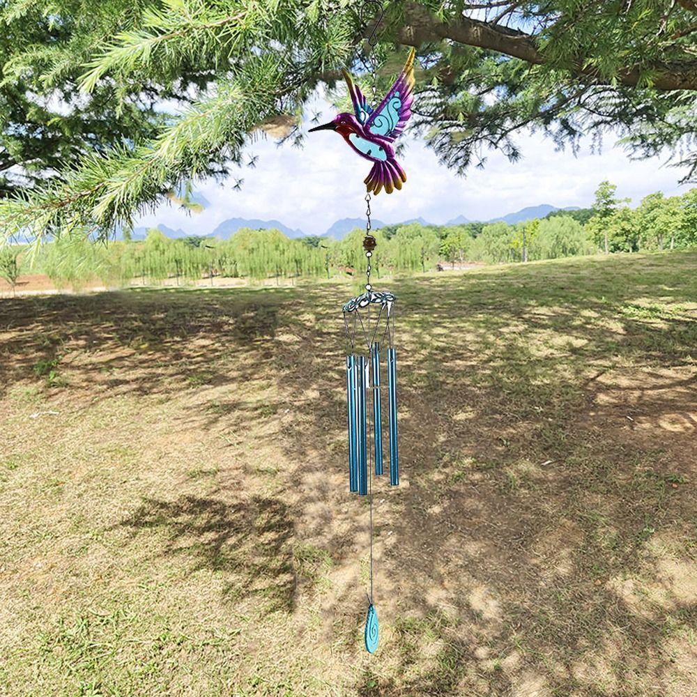 Vintage Glockenanhänger Kreative Hängedekoration Bastelartikel Kolibri Windspiel Tür