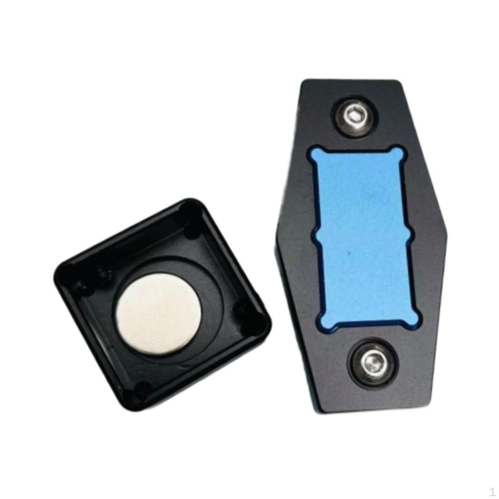 Billiard Chalk Holder - Professional Accessories Storage Box with Easy Carry Clip,