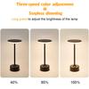 LED Table Lamp Touch Sensor Night Light USB Rechargeable Portable Bedroom Night Light Wireless Reading Lamp Restaurant Hotel Bar