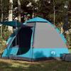 VidaXL 4-Person Cabin Camping Tent Blue Quick Release, Tent, Camping Shelter, Garden Shelter, Garden Tent, 4005336