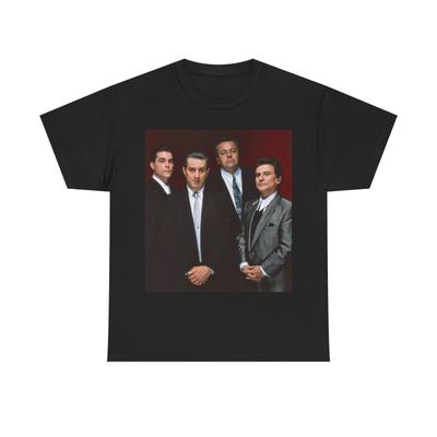 Goodfellas Tshirt Vintage Cast Movie Rare 90s Retro Unisex Heavy Cotton Tee