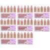 1 Box Short False Nails Nudes Press On Nails Almond Full Cover Stick On Nails French Tip Nails Artificial False Nails