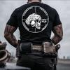 2026 New Sports New Tactical Short Sleeve Mens Theme Graphic Print High Quality Mens Short Sleeve Loose Casual TShirt