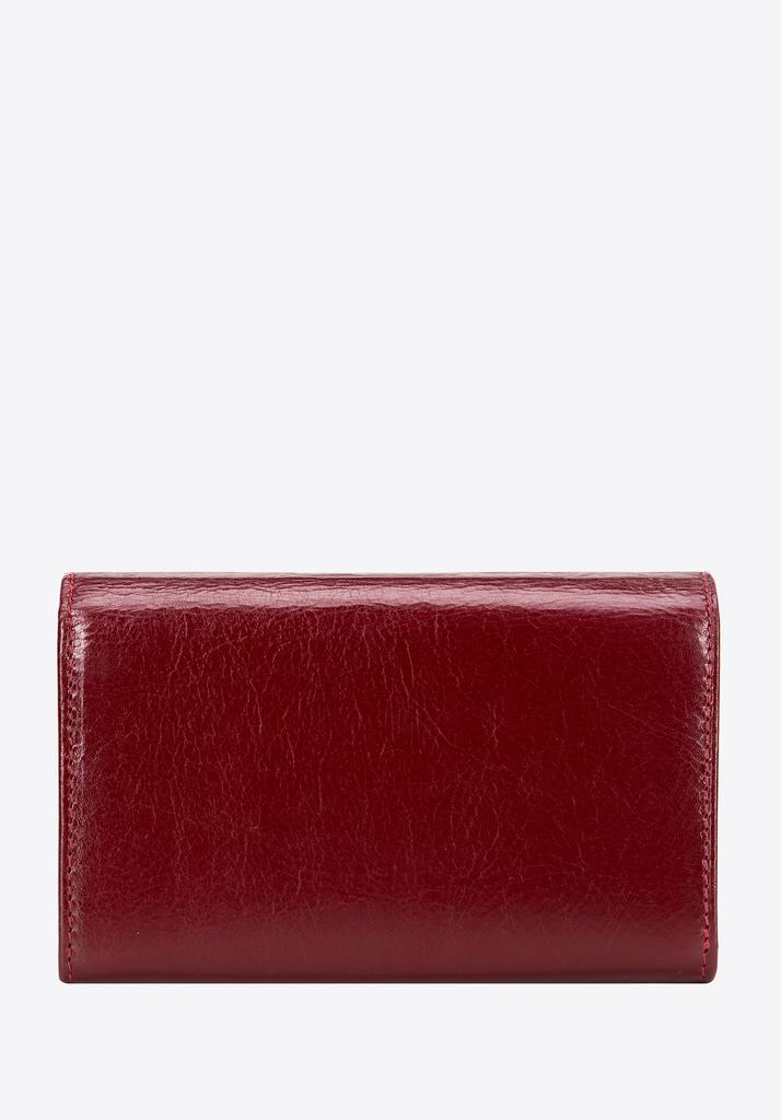 Wittchen Woman Large Women's Wallet Made Of Genuine Leather, Horizontal, Red, Red, Natural Leather