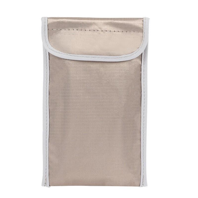 

Nano Shield Material Anti-radiation Signal Blocking Phone Case Fits 6.5 Inch Unisex Style Grid