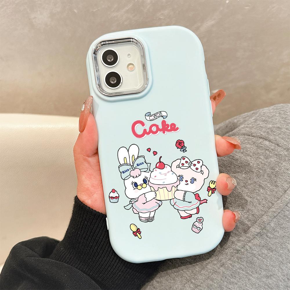 

Для OPPO A16 A38 A57 A58 A74 A78 A98 Reno8T Reno13F Realme C25S C53 C65 Мультяшный черный кот серебристый край мягкий жидкий силикон защитный чехол Realme C1 синий