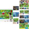 Educational Felt Wall Stickers For Children's Diy Crafts Enhance Intellectual Development Non-woven Material