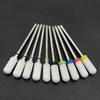 1Pc White Ceremic Nail Drill Bits Ceramic Cuticle Clean Bur Rotary Milling Cutters for Manicure Pedicure Dental Polishing Burs