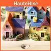 Charming Resin Mini House Villa For Enchanting Micro Landscape Decoration Craft
