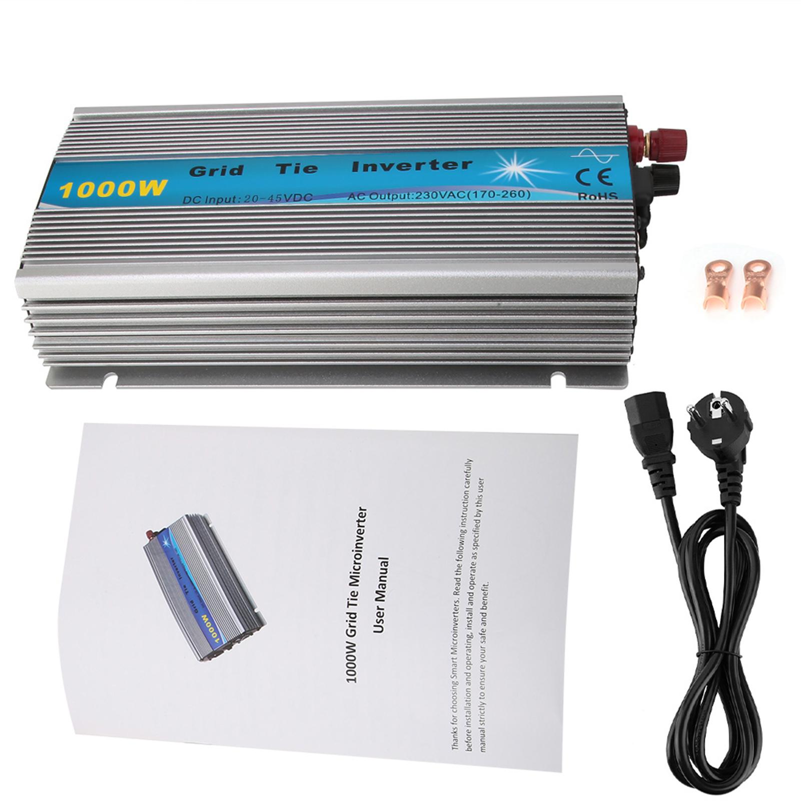1000W Pure Sine Inverter Grid MPPT Solar (18V )